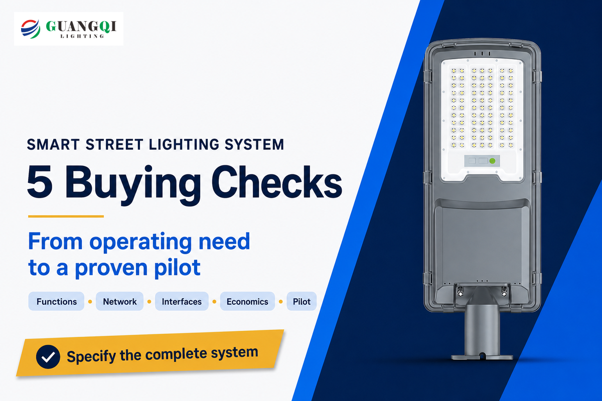 Smart Street Lighting System: 5 Buying Checks