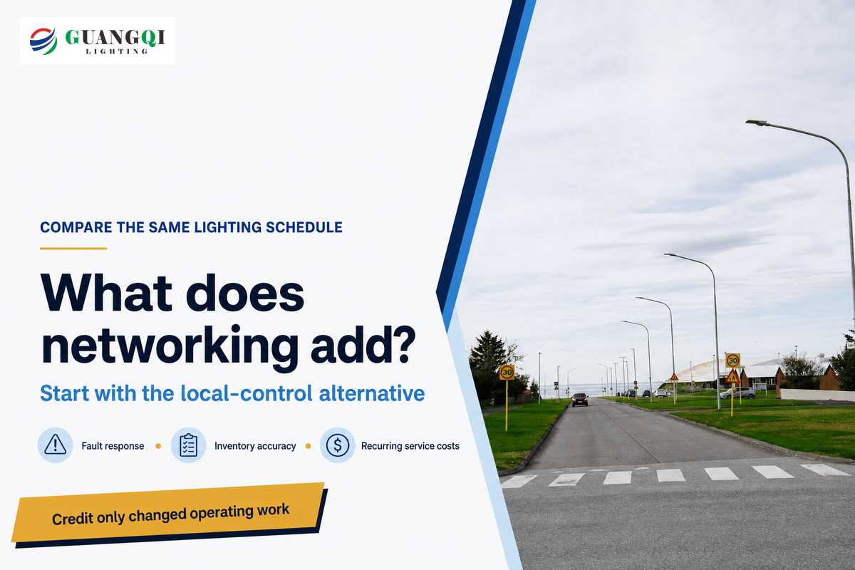 Compare remote fault response and inventory benefits against recurring service costs and an equivalent local schedule.